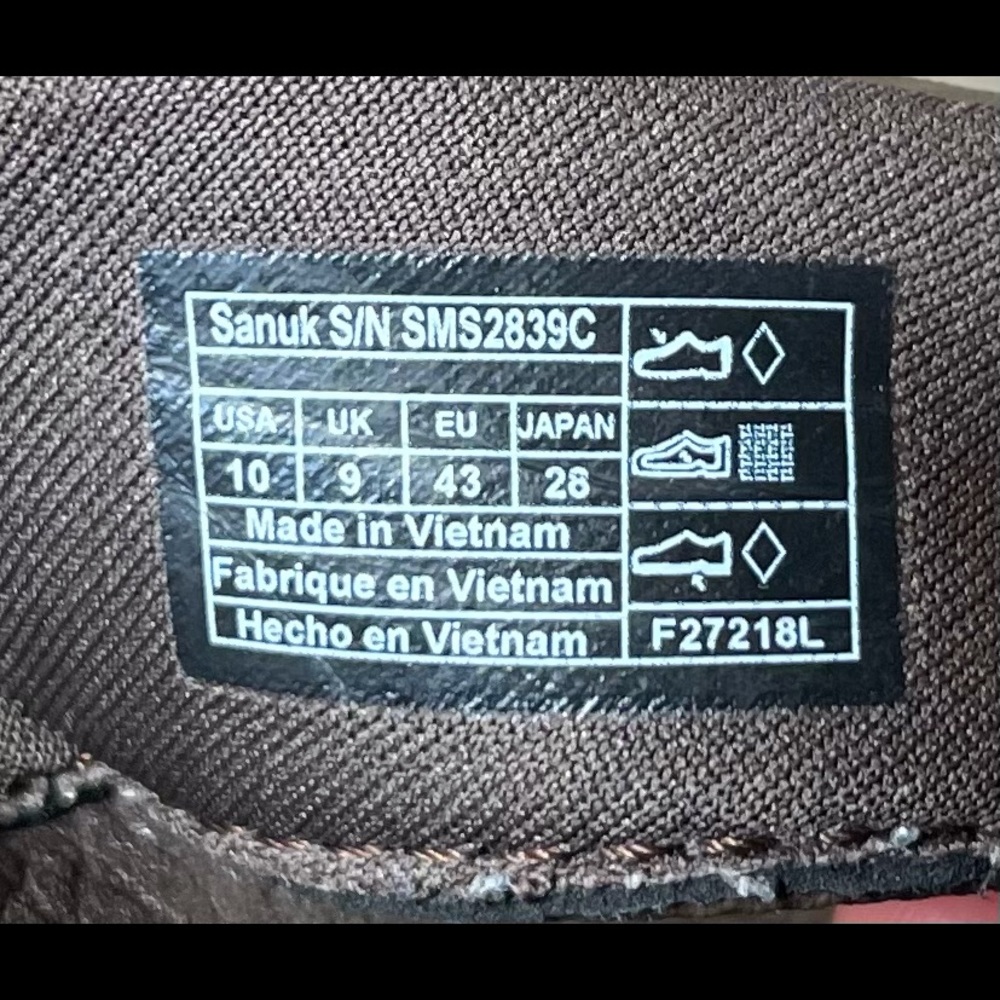 Sanuk Brown Flip Flop Sandals - Picture 5 of 5